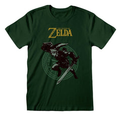 Nintendo The Legend of Zelda T-Shirt Link Pose Size M 5055910389818