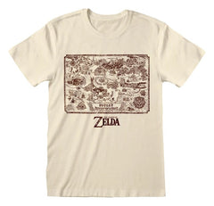 The Legend of Zelda T-Shirt Map Of Kingdom Size S 5056839215363