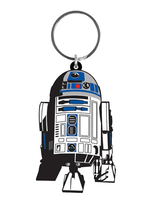 Star Wars Rubber Keychain R2-D2 6 cm 5050293383446