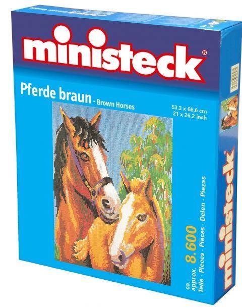 Ministeck Bruin Paard Ca. 8600 Delen - Amuzzi