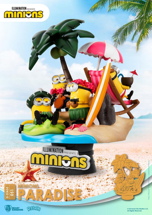 Diorama Minions Paradise Pvc - Amuzzi