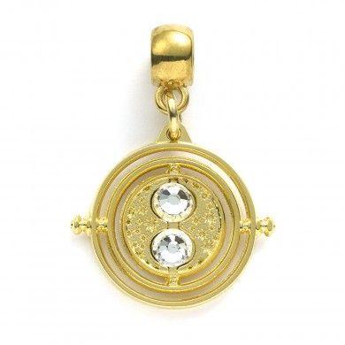 Harry Potter: Silver Plated - Fixed Time Turner Slider Charm - Amuzzi