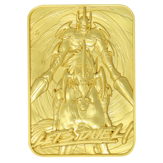  Yu-Gi-Oh: Gaia the Fierce Knight 24k Gold Plated Collectible  5060662468308