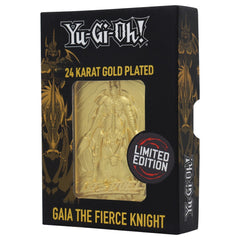  Yu-Gi-Oh: Gaia the Fierce Knight 24k Gold Plated Collectible  5060662468308