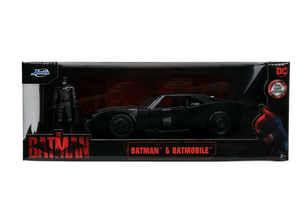  DC Comics: The Batman - Batmobile and the Batman 1:24 Scale Set  4006333080258