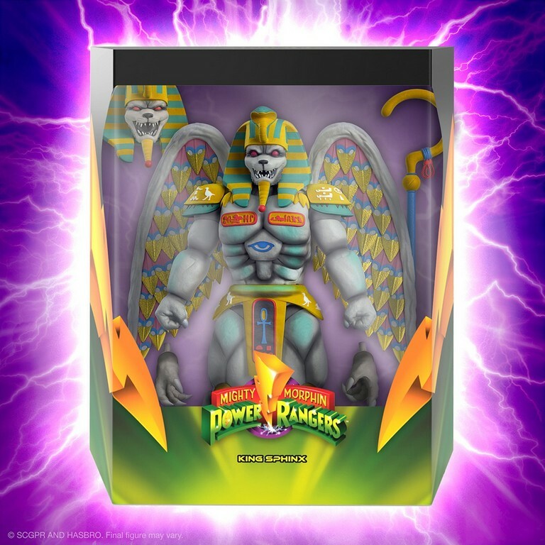  Mighty Morphin Power Rangers: Ultimates Wave 2 - King Sphinx 8 inch Action Figure  0840049819344
