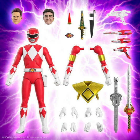  Mighty Morphin Power Rangers: Ultimates Wave 2 - Red Ranger 7 inch Action Figure  0840049819320