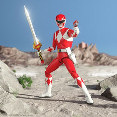  Mighty Morphin Power Rangers: Ultimates Wave 2 - Red Ranger 7 inch Action Figure  0840049819320