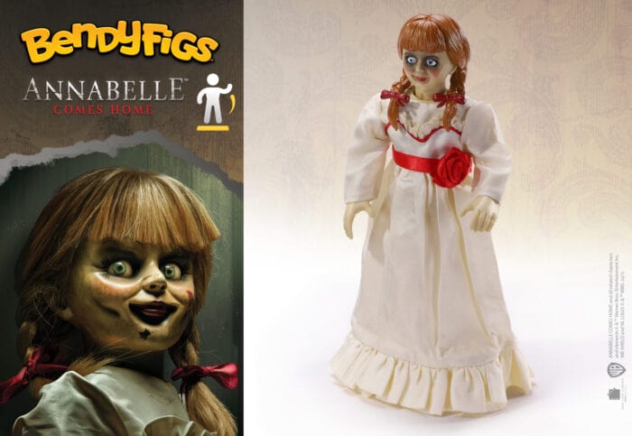 Collectible Noble Collection Annabelle 3 Bendyfigs Bendable Figure Annabelle 19 Cm