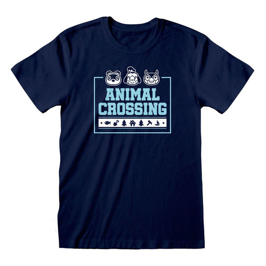 Animal Crossing T-Shirt Box Icons Size S 5056463432457