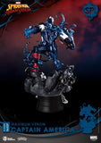 Marvel Comics D-Stage PVC Diorama Maximum Venom Captain America Special Edition 16 cm - Amuzzi