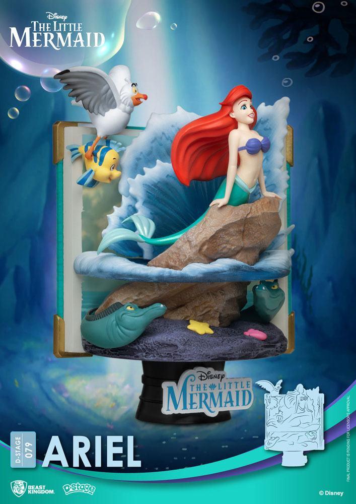 Disney Story Book Series D-Stage PVC Diorama Ariel 15 cm - Amuzzi