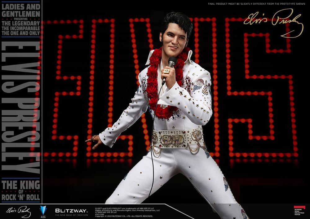 Elvis Presley Superb Scale Hybrid Statue 1/4 Elvis Aaron Presley 52 cm - Amuzzi