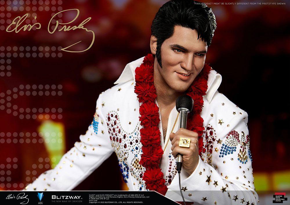 Elvis Presley Superb Scale Hybrid Statue 1/4 Elvis Aaron Presley 52 cm - Amuzzi