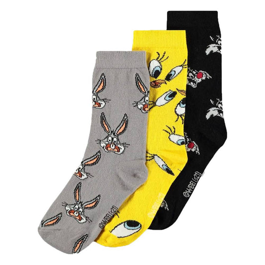 Looney Tunes Socks 3-Pack Three Icons 39-42 8718526133059
