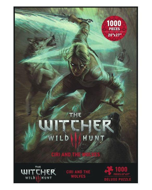 Witcher 3 Wild Hunt Puzzle Ciri and the Wolves 0761568002836