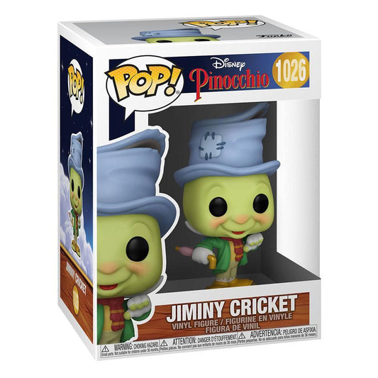 Pinocchio 80th Anniversary POP! Disney Vinyl Figure Street Jiminy 9 cm - Amuzzi 1000