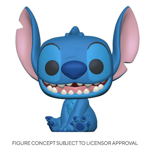 Lilo & Stitch POP! Disney Vinyl Figure Smiling Seated Stitch 9 cm - Amuzzi