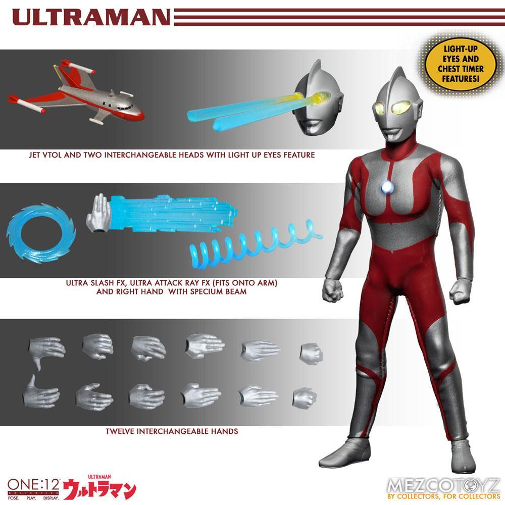 Ultraman Light-Up Action Figure 1/12 Ultraman 16 Cm - Amuzzi