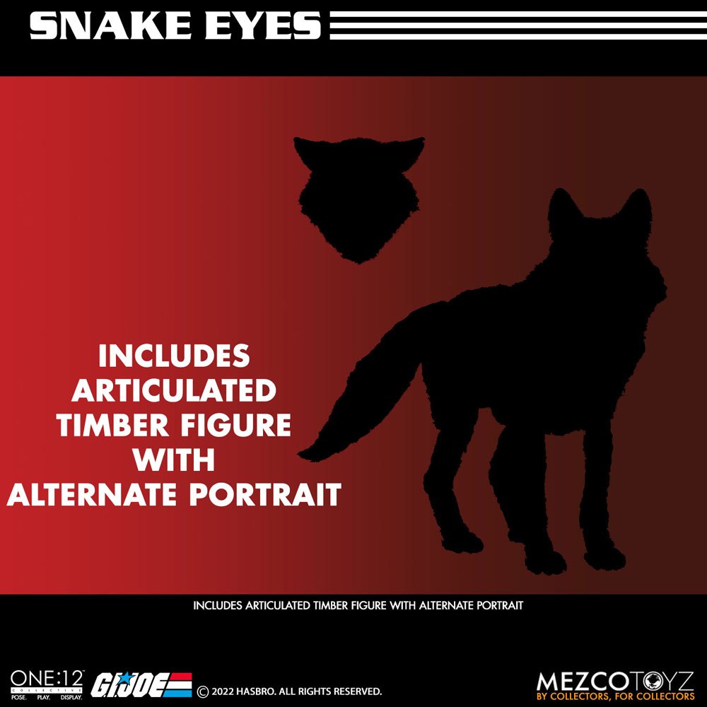 G.I. Joe Light-Up Action Figure 1/12 Snake Eyes Deluxe Edition 17 cm 0696198763911