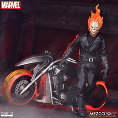Ghost Rider Action Figure & Vehicle with Sound & Light Up 1/12 Ghost Rider & Hell Cycle - Amuzzi