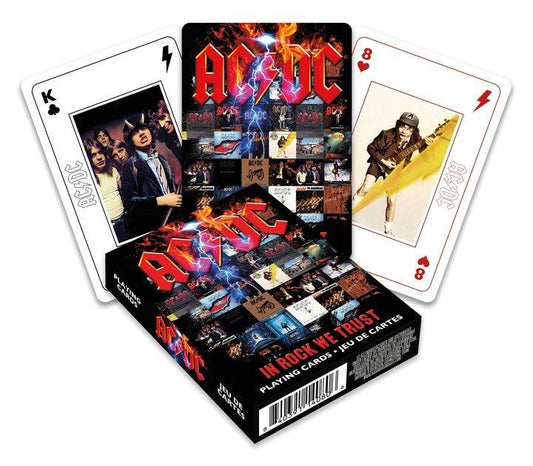 AC/DC Playing Cards In Rock We Trust - Amuzzi