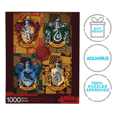 Harry Potter Jigsaw Puzzle Crests (1000 Pieces) - Amuzzi