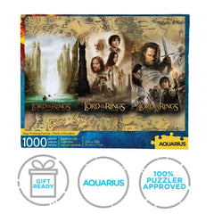 Lord Of The Rings Jigsaw Puzzle Triptych (1000 Pieces) - Amuzzi