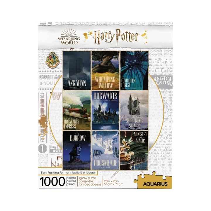 Harry Potter Jigsaw Puzzle Travel Posters (1000 pieces) 0840391148581