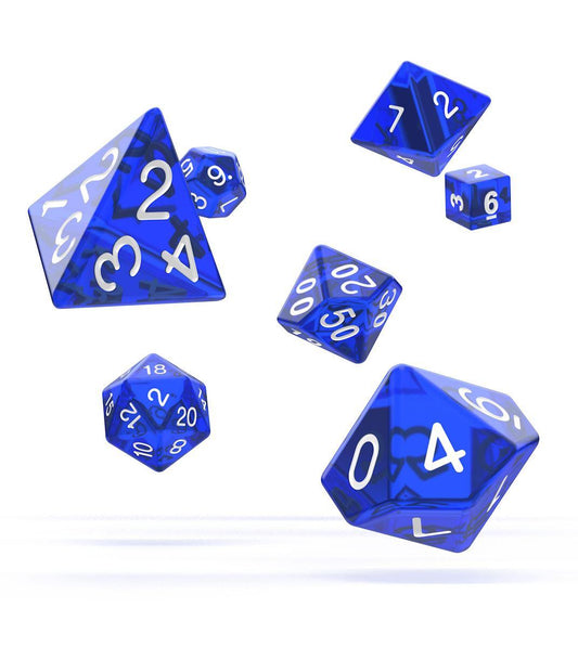 Oakie Doakie Dice RPG Set Translucent - Blue (7) 4056133701075