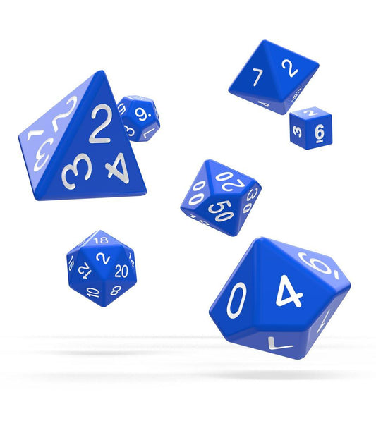 Oakie Doakie Dice RPG Set Solid - Blue (7) 4056133701228
