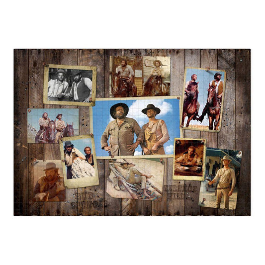 Bud Spencer & Terence Hill Jigsaw Puzzle Western Photo Wall (1000 Pieces) - Amuzzi