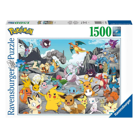 Pokémon Jigsaw Puzzle Pokémon Classics (1500 Pieces) - Amuzzi