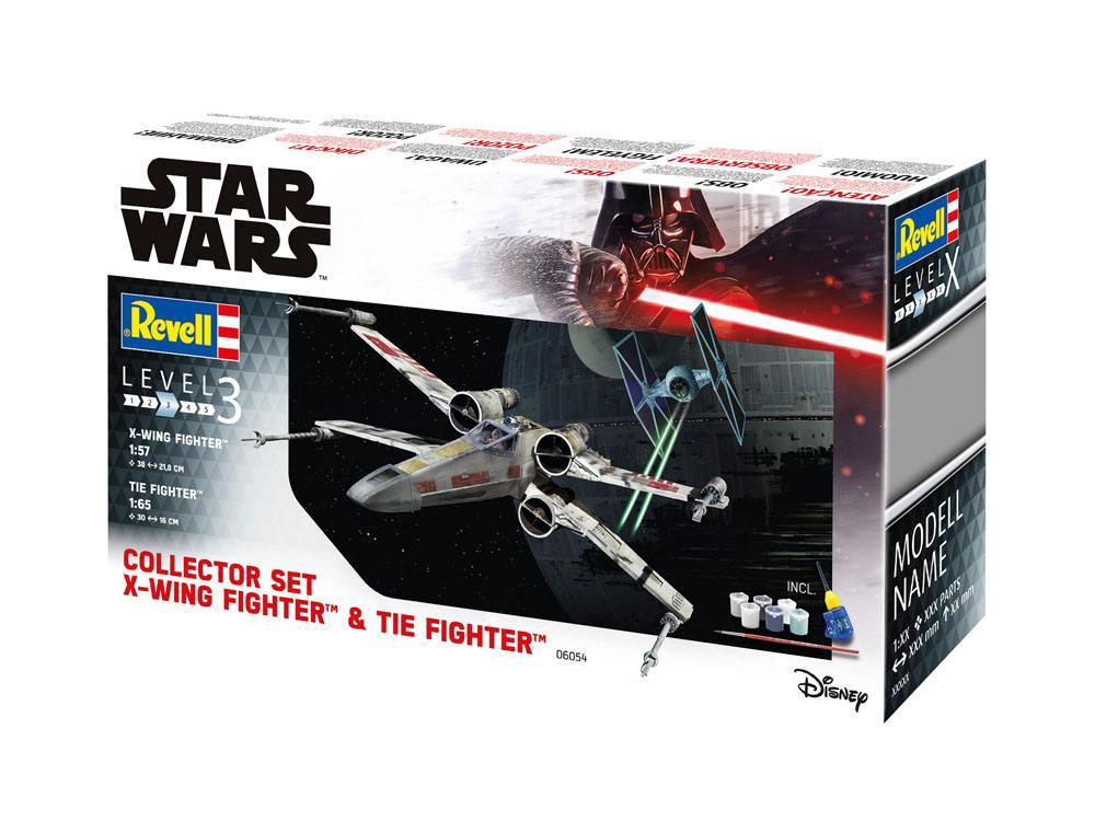 Star Wars Model Kit Gift Set 1/57 X-Wing Fighter & 1/65 TIE Fighter 4009803060545