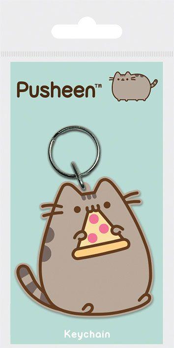 Pusheen Rubber Keychain Pizza 6 cm - Amuzzi