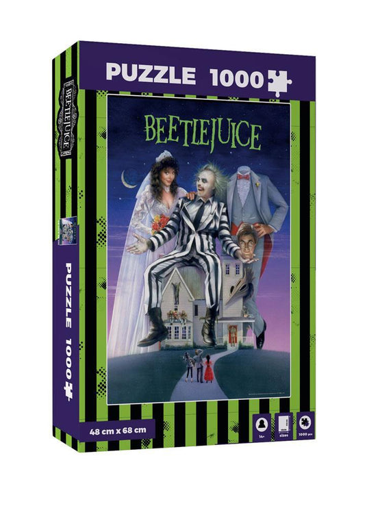 Beetlejuice Jigsaw Puzzle Movie Poster 8435450233463