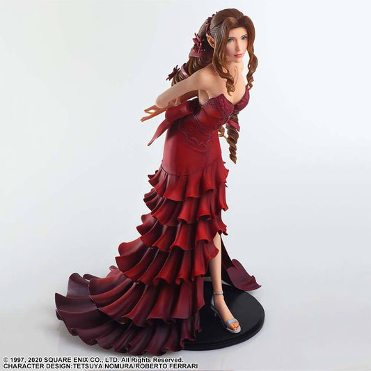 Final Fantasy VII Remake Static Arts Gallery Statue Aerith Gainsborough Dress Ver. 24 cm 4988601357425