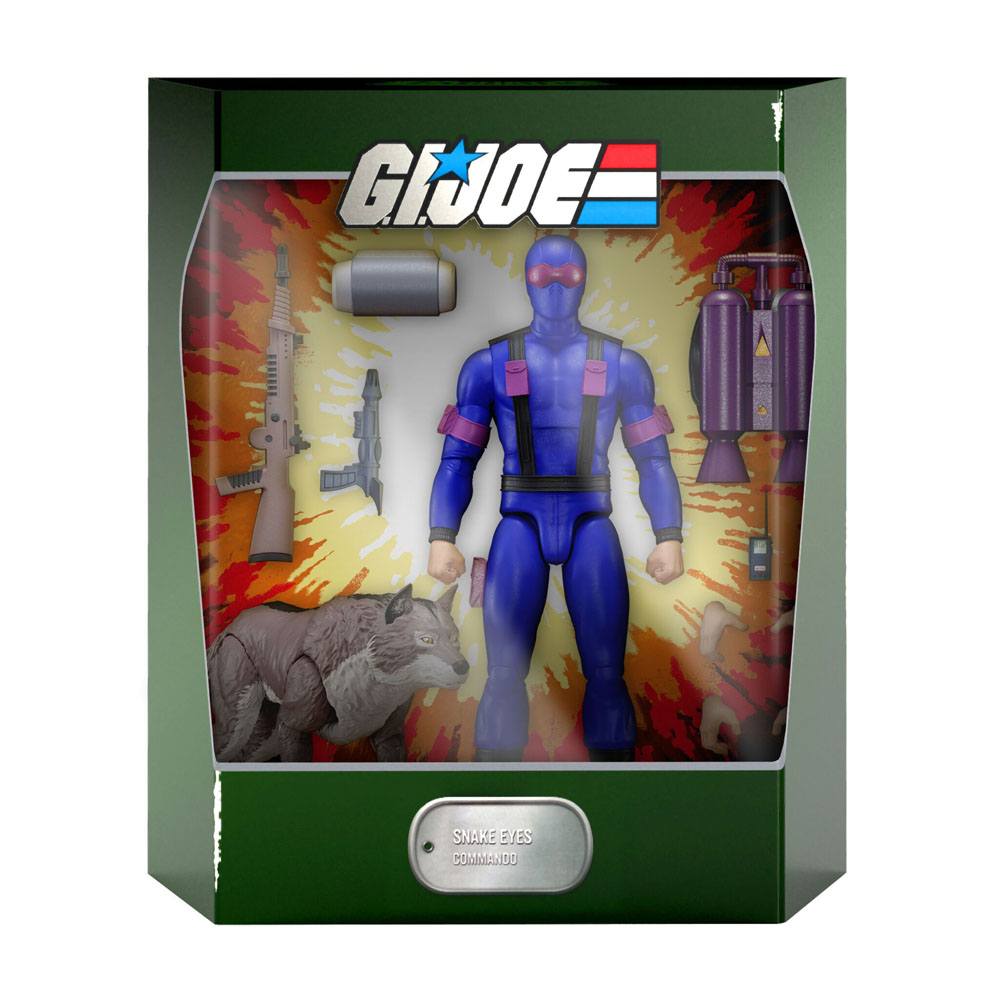 G.I. Joe Ultimates Action Figure Snake Eyes [Real American Hero] 18 cm 0840049817241