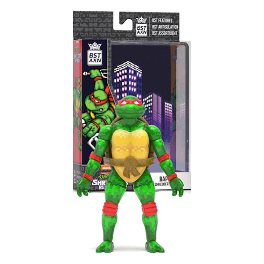 Teenage Mutant Ninja Turtles BST AXN Action Figure NES 8-Bit Raphael Exclusive 13 cm 0850039772221
