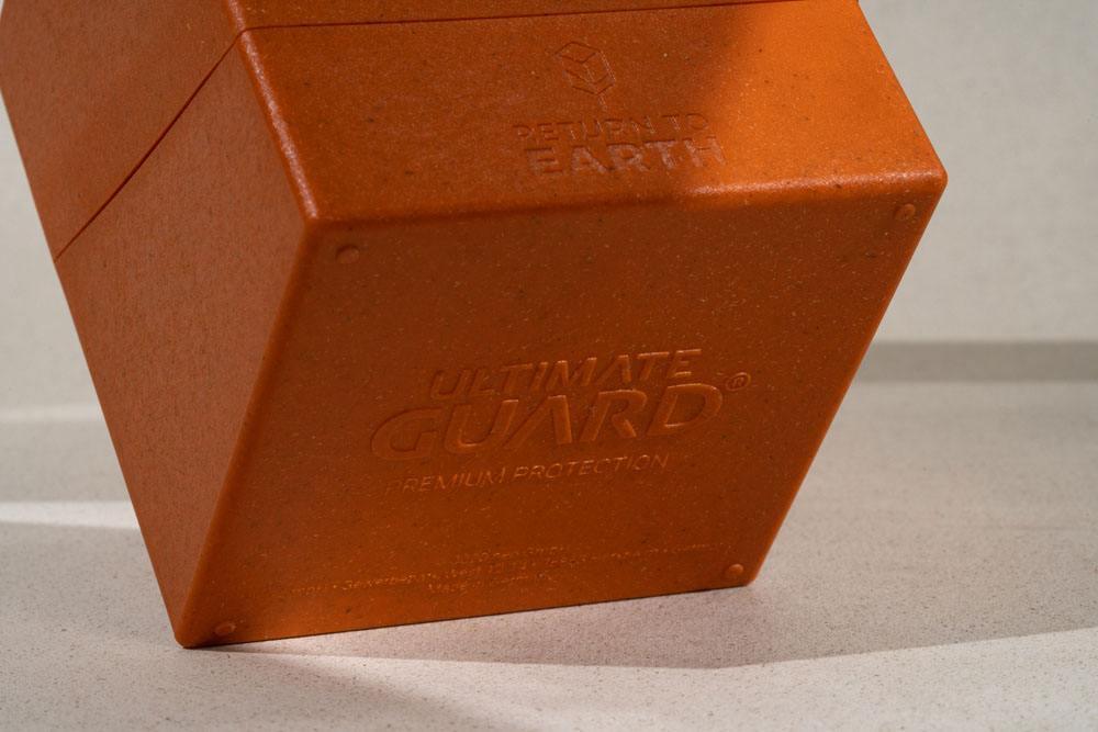 Ultimate Guard Return To Earth Boulder Deck Case 100+ Standard Size Orange - Amuzzi