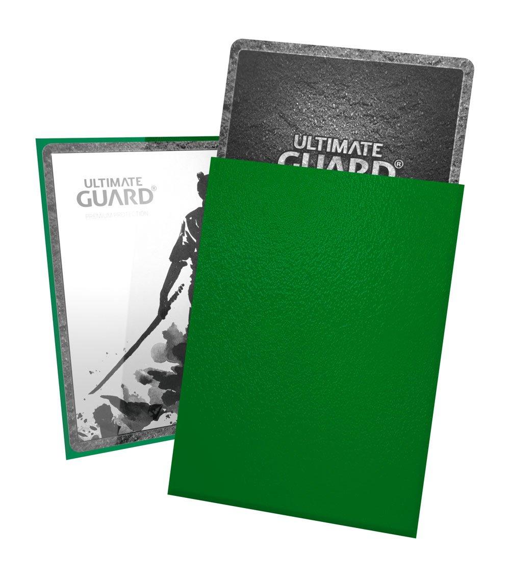 Ultimate Guard Katana Sleeves Standard Size Green (100) - Amuzzi