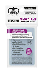 Ultimate Guard Premium Soft Sleeves For Board Game Cards Mini European (50) - Amuzzi