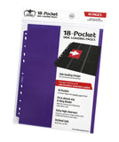 Ultimate Guard 18-Pocket Pages Side-Loading Purple (10) 4260250078426