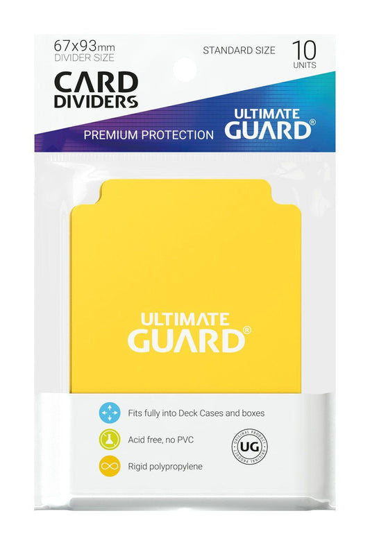 Ultimate Guard Card Dividers Standard Size Yellow (10) 4260250078884