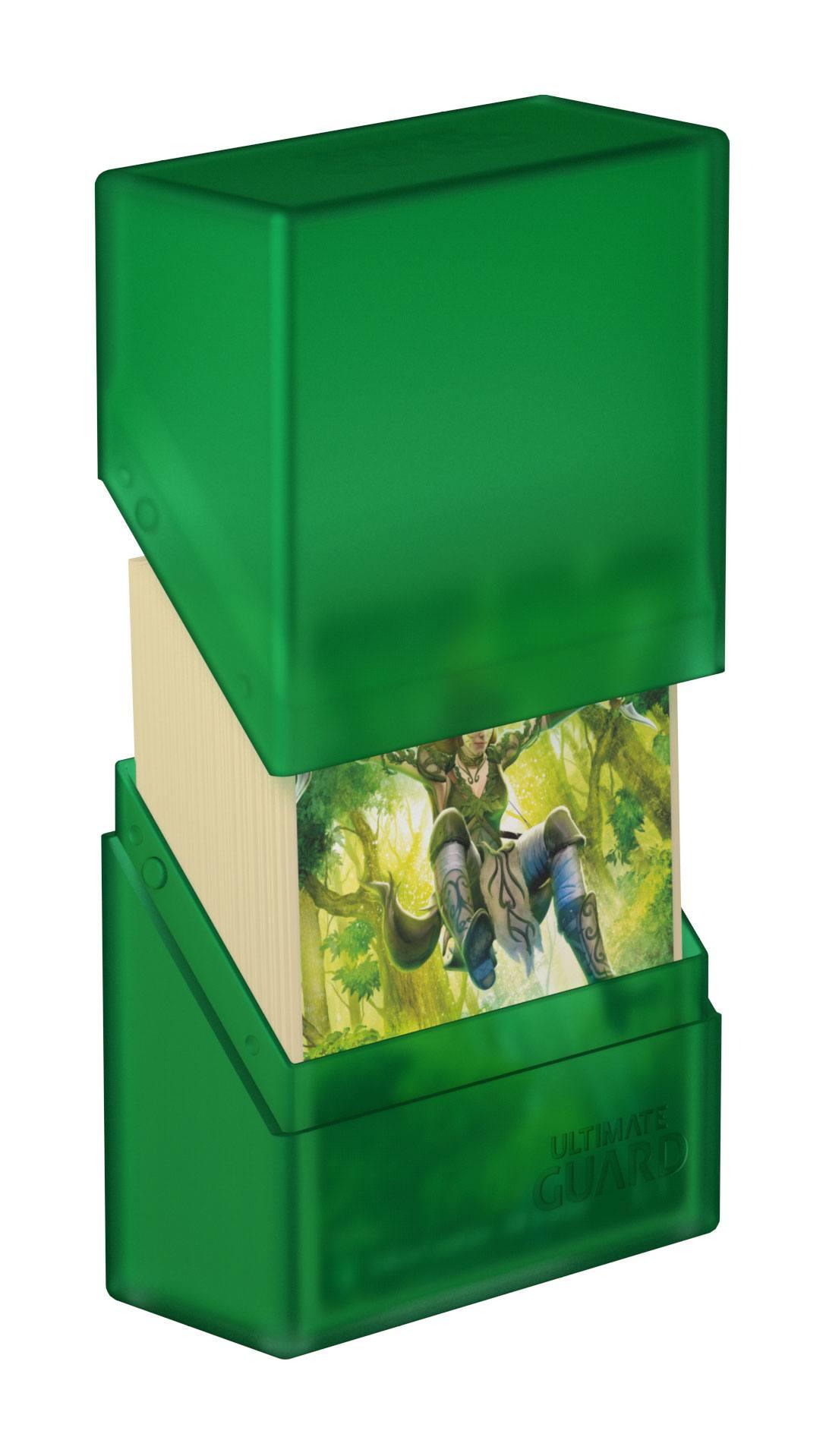 Ultimate Guard Boulder Deck Case 40+ Standard Size Emerald 4056133017749