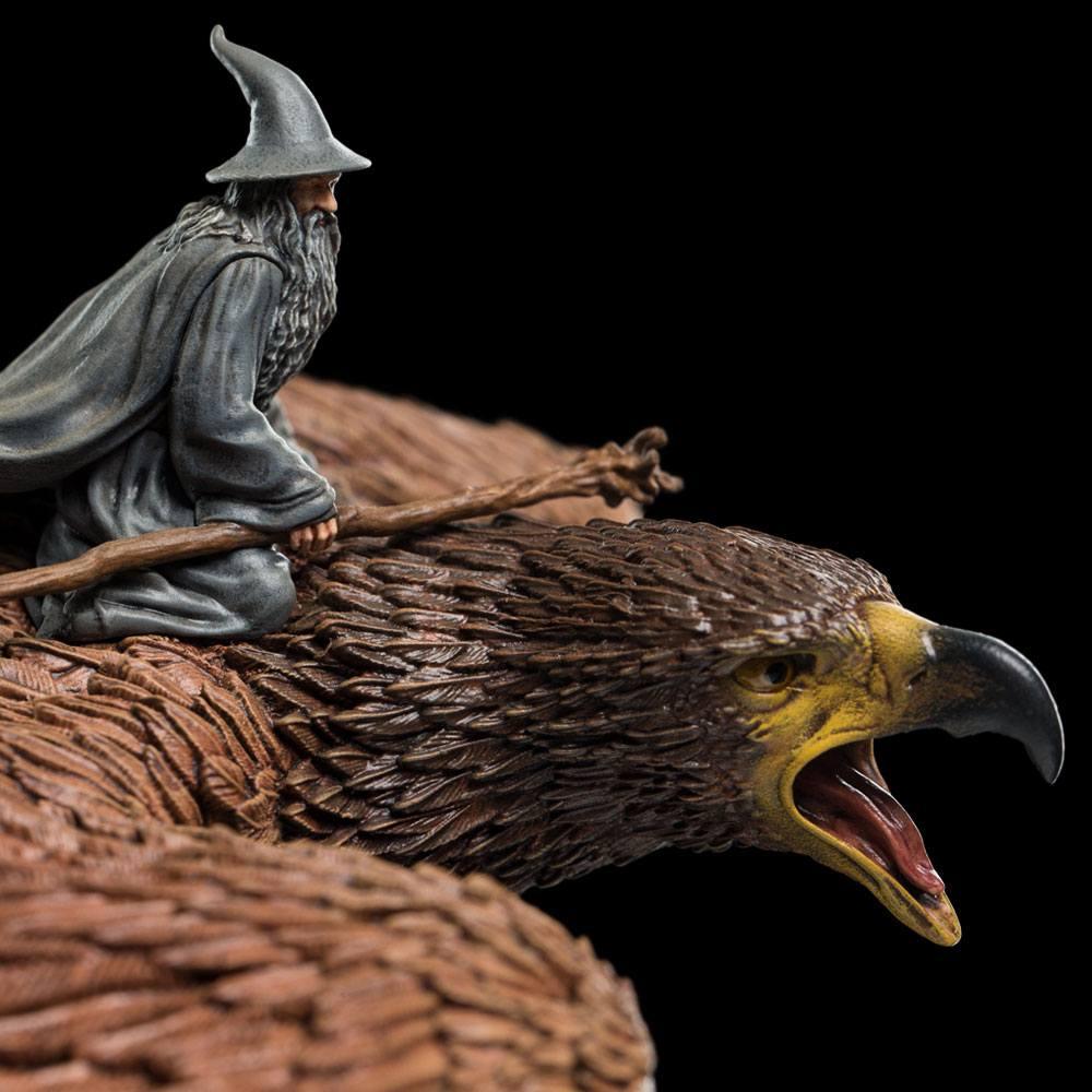 Lord Of The Rings Statue Gandalf On Gwaihir 15 Cm - Amuzzi